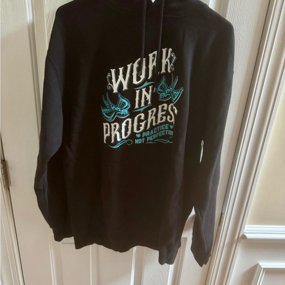 Beautiful Disaster Hoodie Black 'Work in Progress'